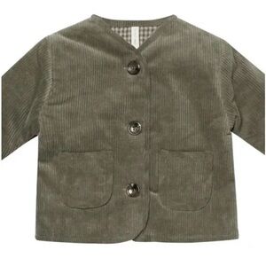 NWT Quincy Mae bomber corduroy jacket size 4-5Y